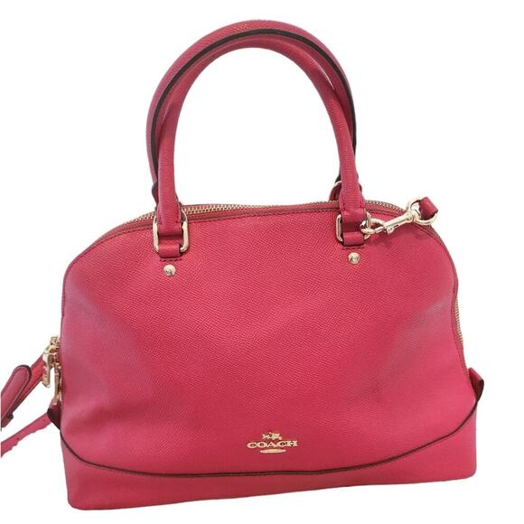 COACH SIERRA RED SATCHEL - Picture 1 of 11